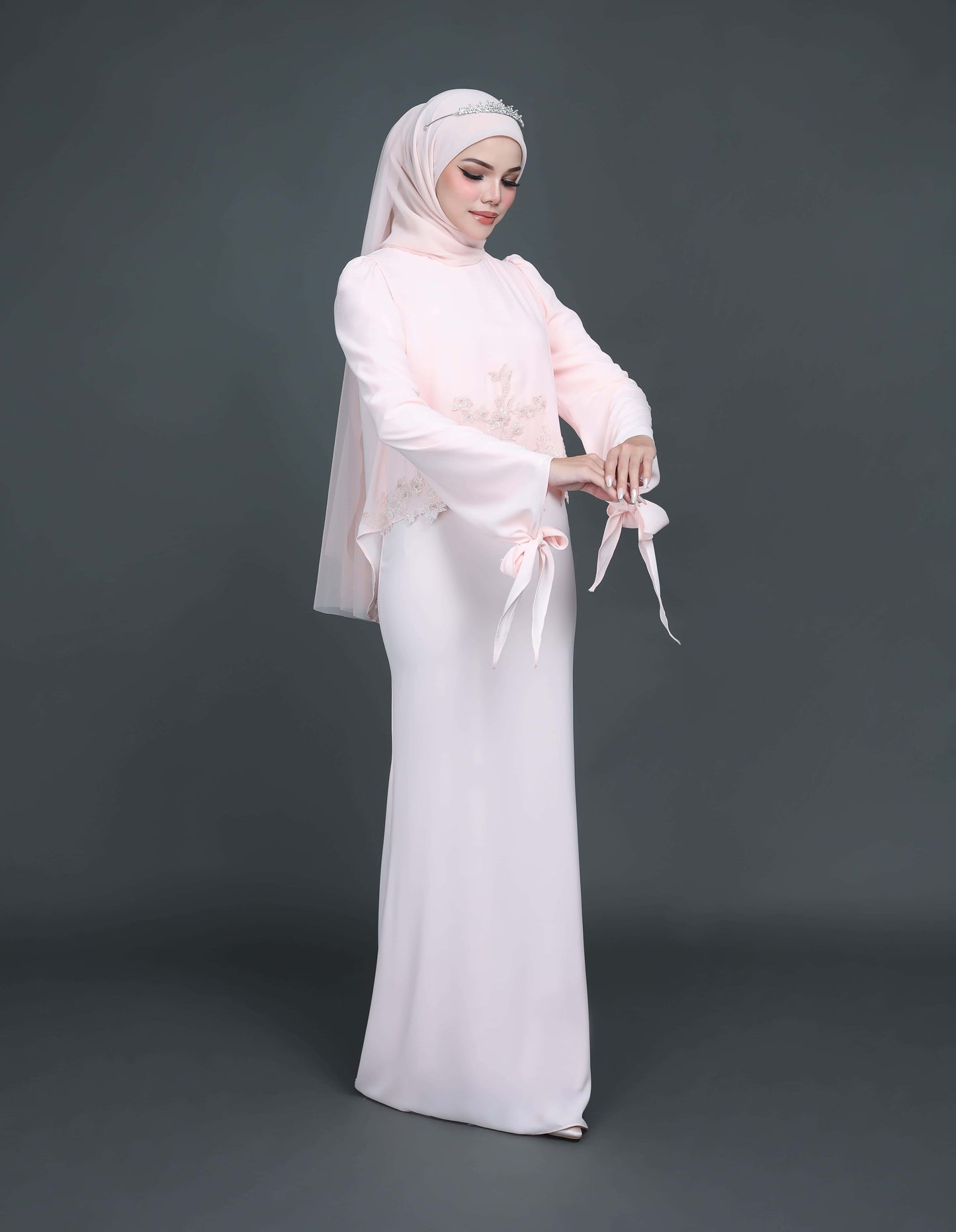 ARALYN DRESS (PEACH)