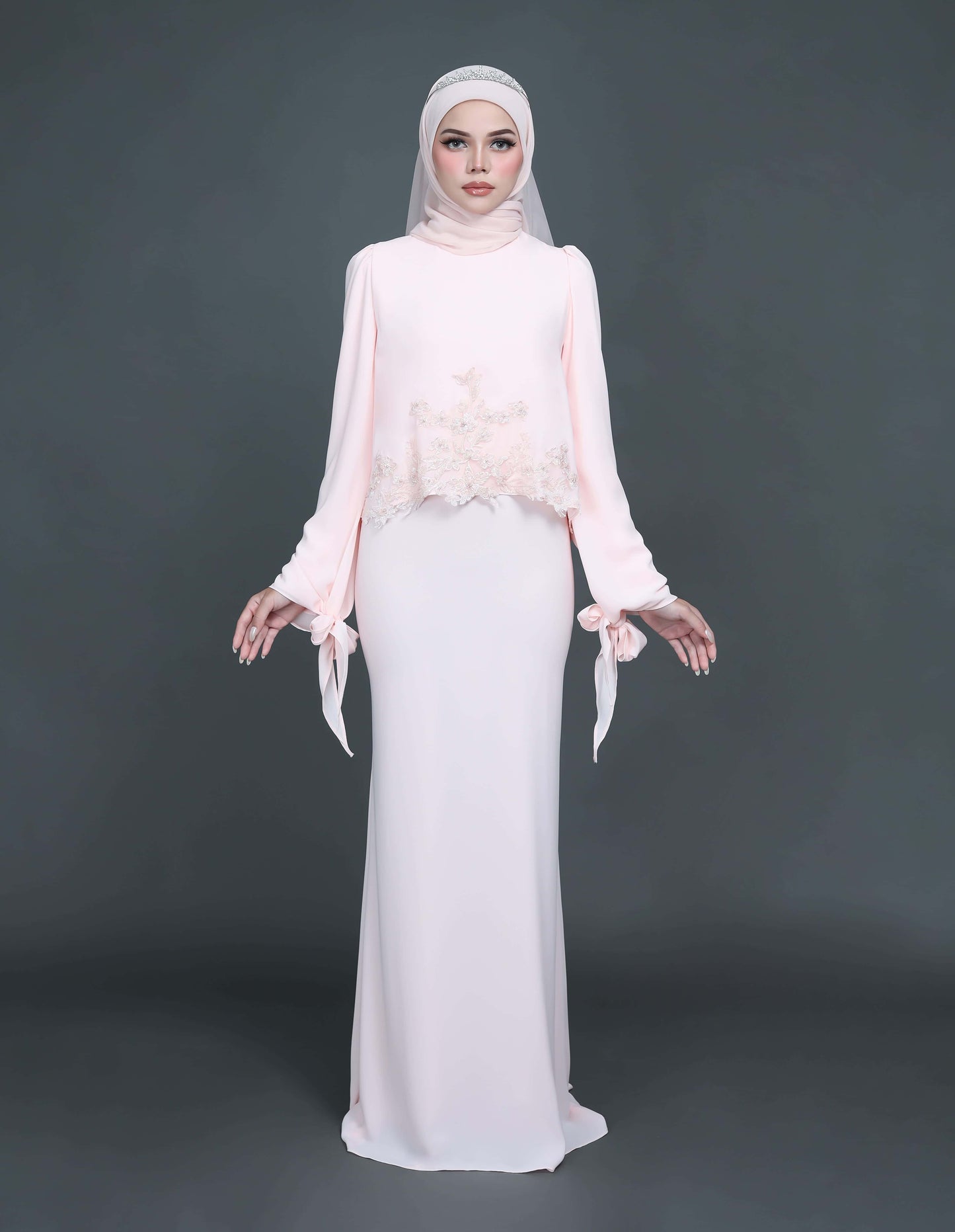 ARALYN DRESS (PEACH)