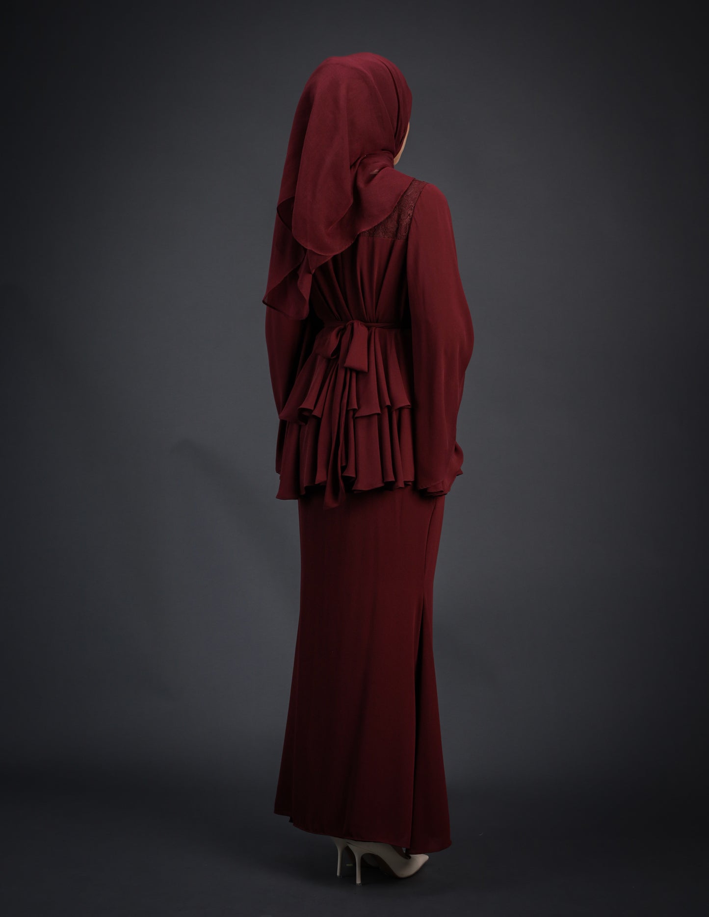 ARISSA KURUNG (BURGUNDY)