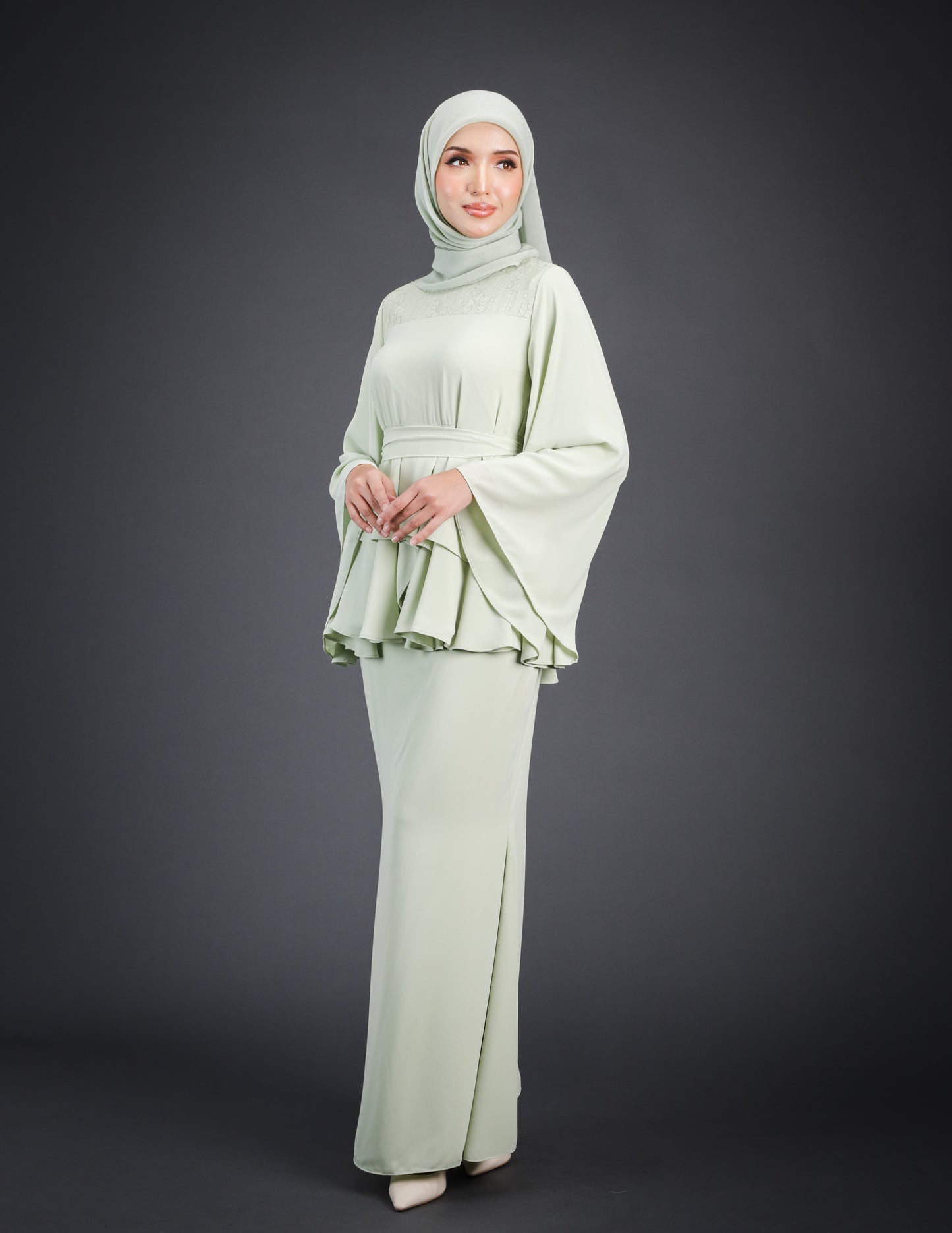 MINOR DEFECT ARISSA KURUNG (GREEN TEA)