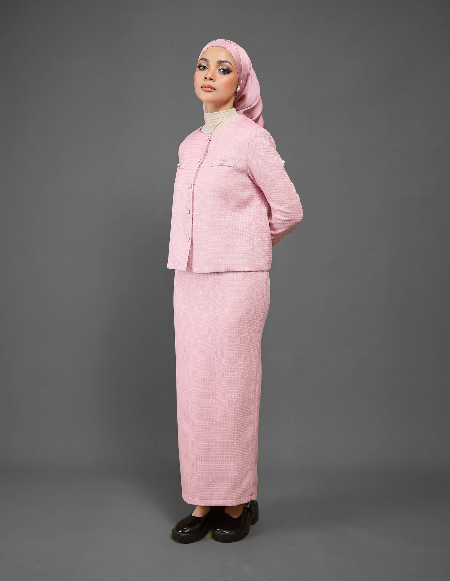 ARMANIE SUIT (DUSTY PINK)