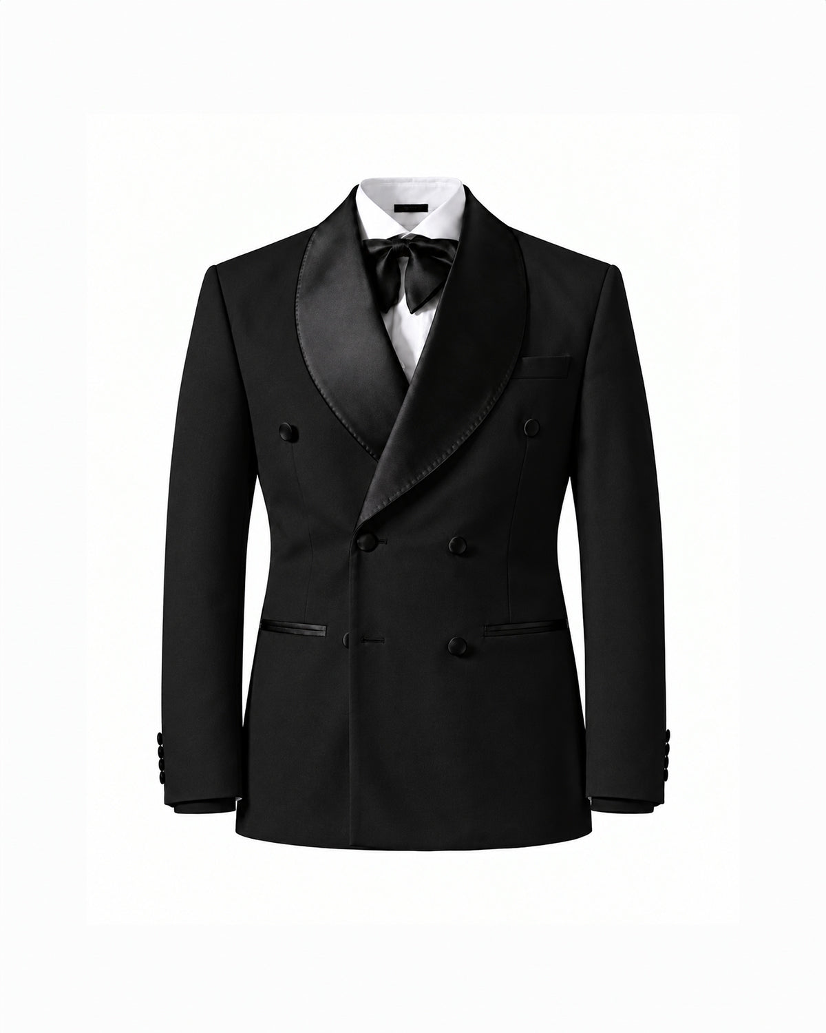 THE ASTOR DOUBLE BREASTED SUIT (BLACK)