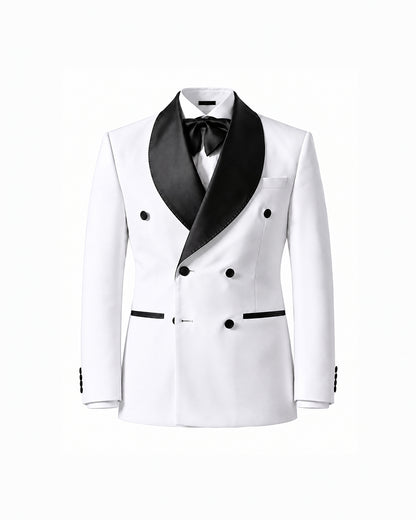 THE ASTOR DOUBLE BREASTED SUIT (OFF WHITE)
