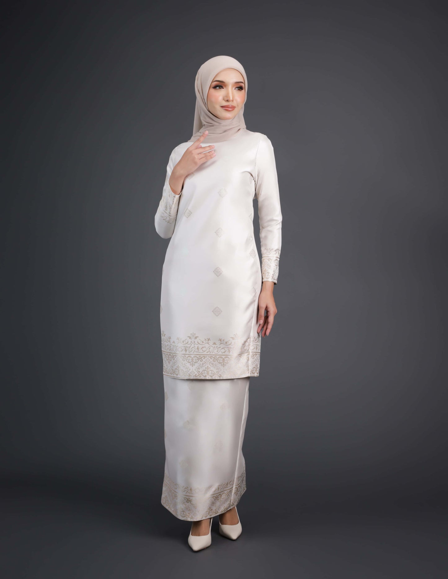 ASYIFA KURUNG (OFF WHITE)