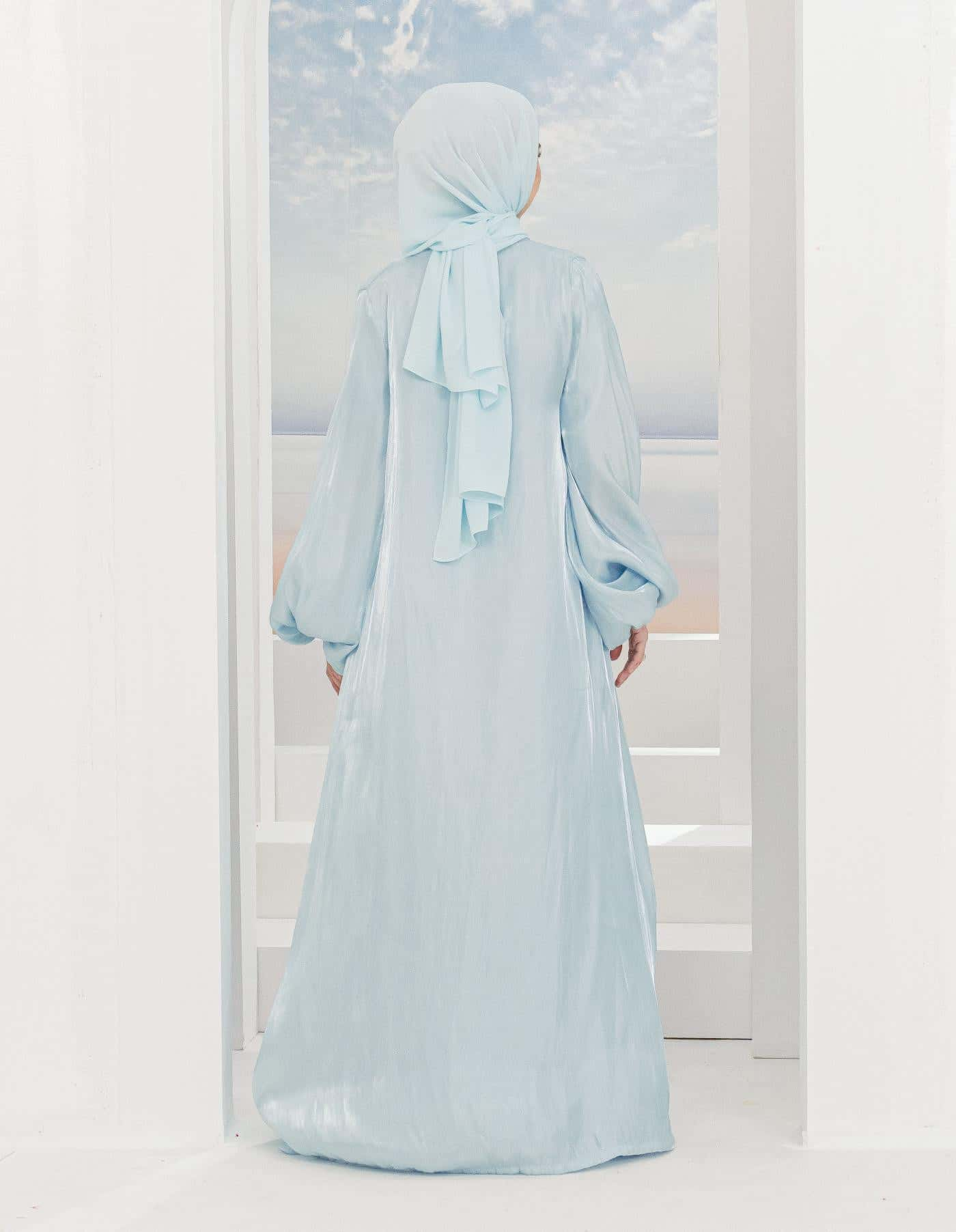 ATIFA ABAYA (BABY BLUE)