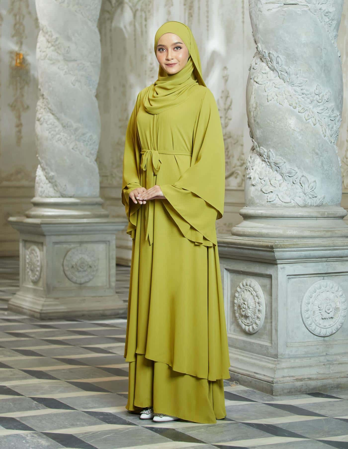 AULIYA ABAYA (OLIVE)