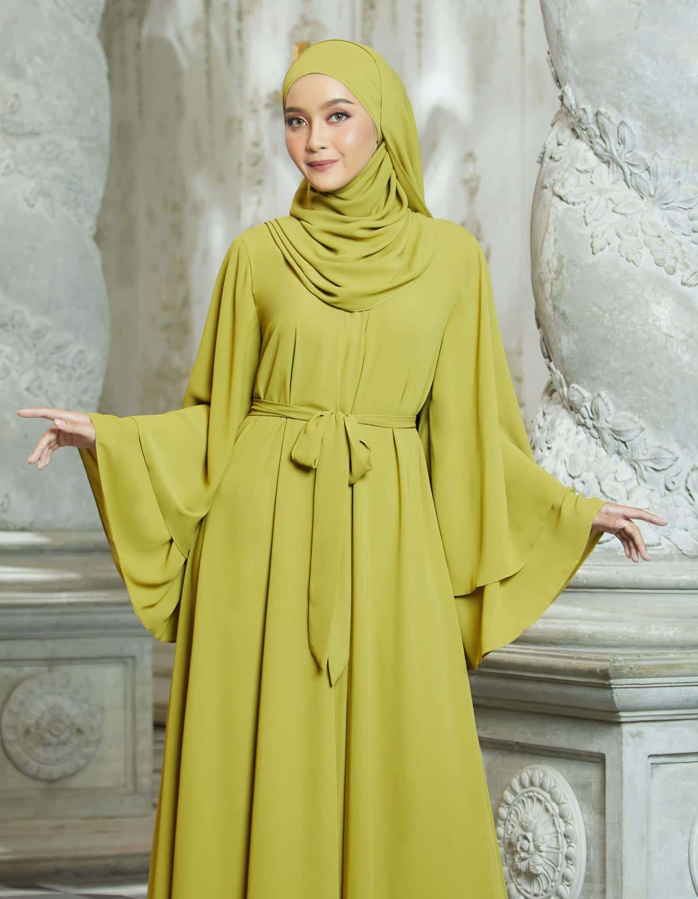 AULIYA ABAYA (OLIVE)