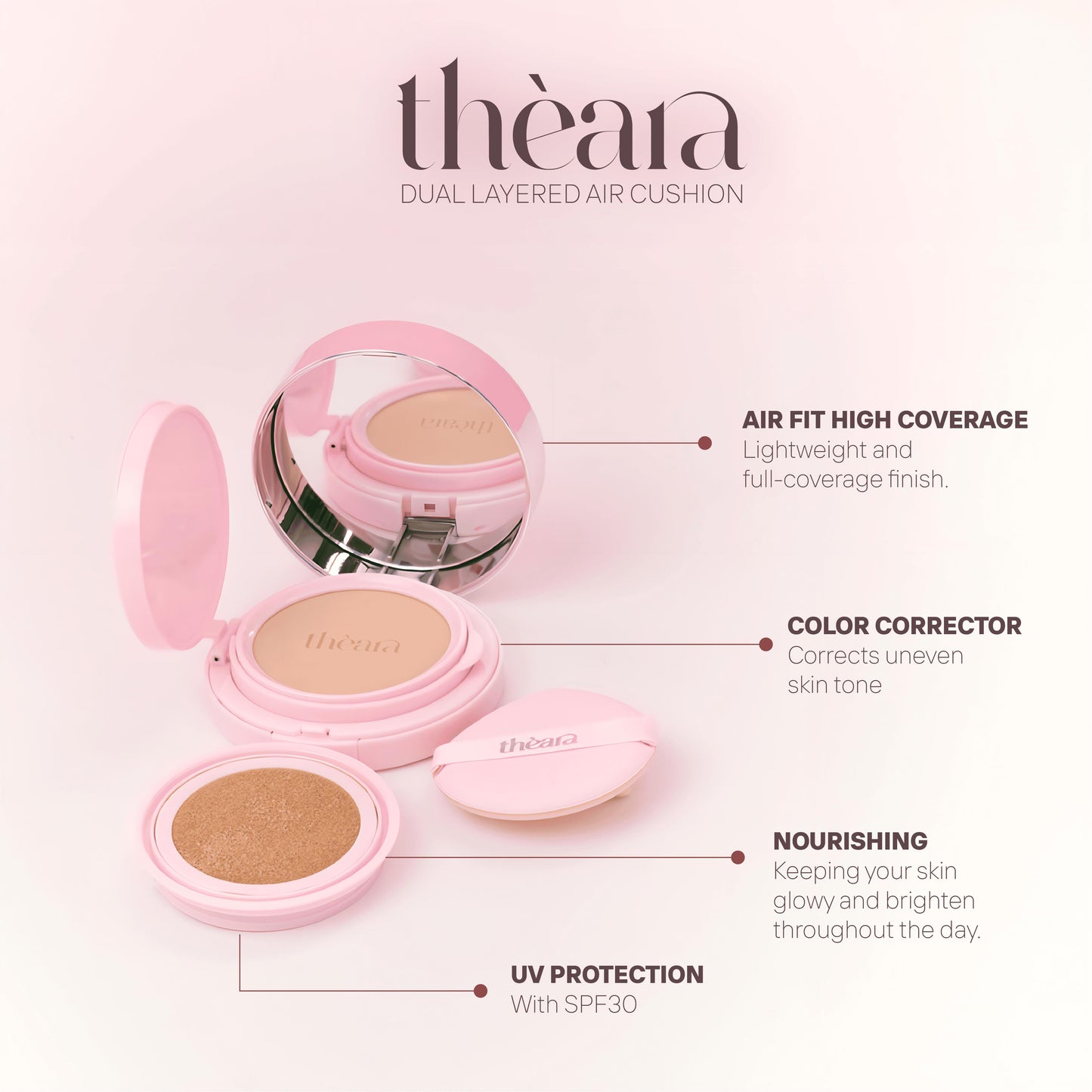 2 in 1 THEARA CUSHION FOUNDATION & POWDER