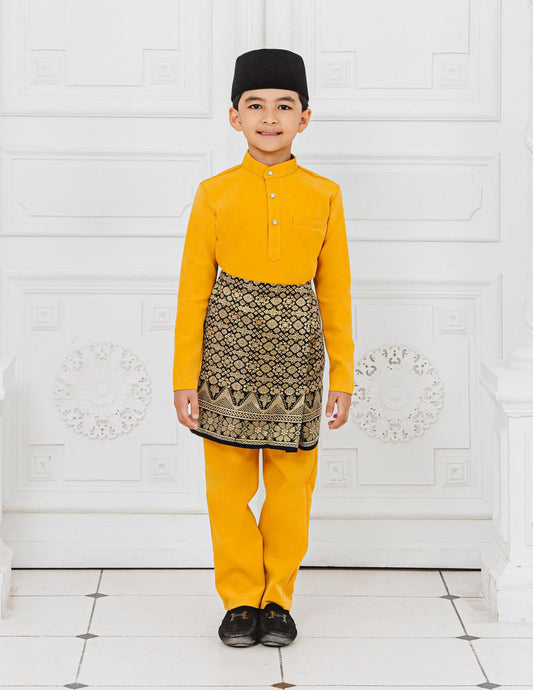 BAJU MELAYU KIDS (MUSTARD)