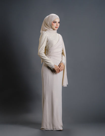 BRYNDA DRESS (CHAMPAGNE)