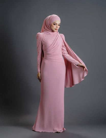 BRYNDA DRESS (DUSTY PINK)