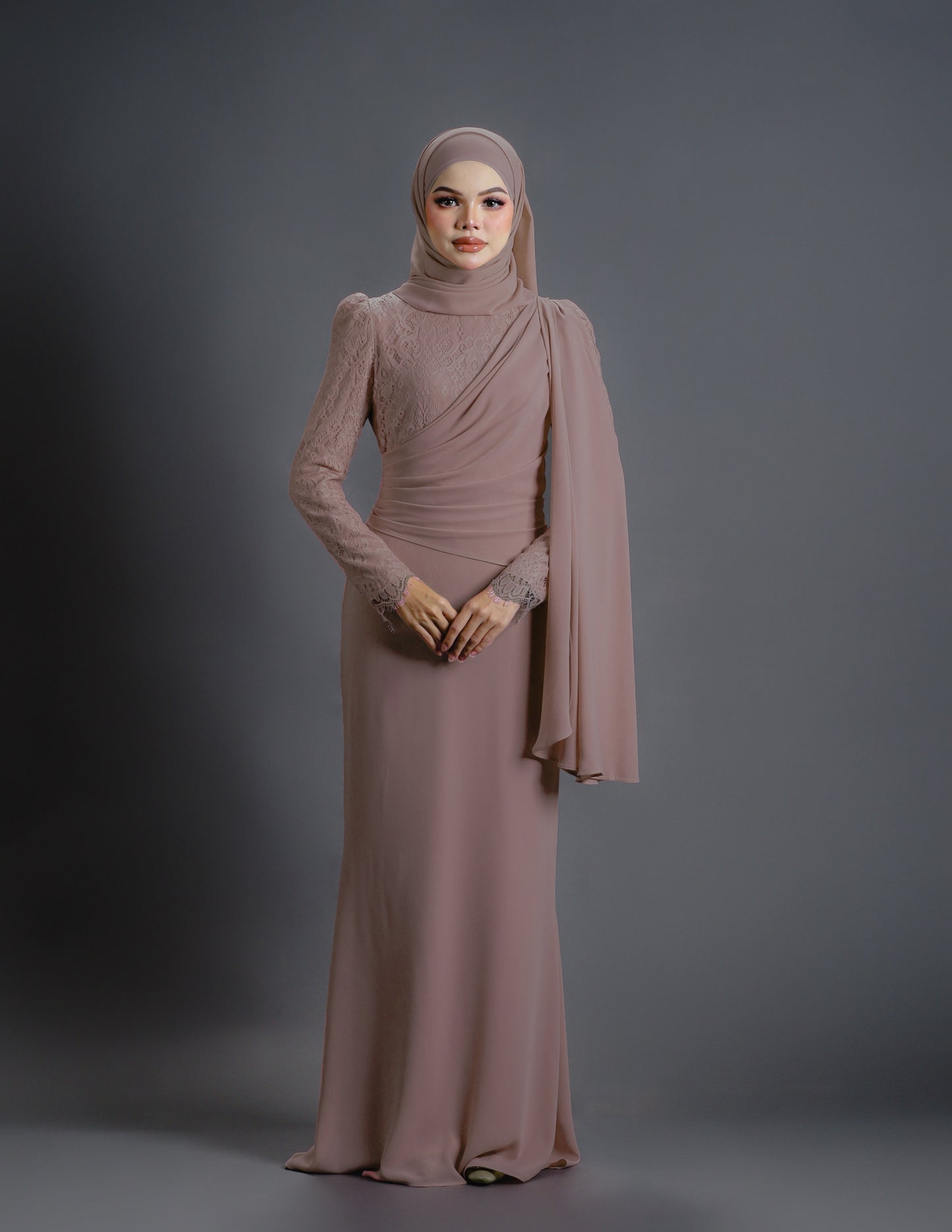 BRYNDA DRESS (KHAKI)