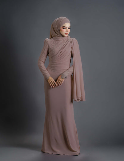 BRYNDA DRESS (KHAKI)