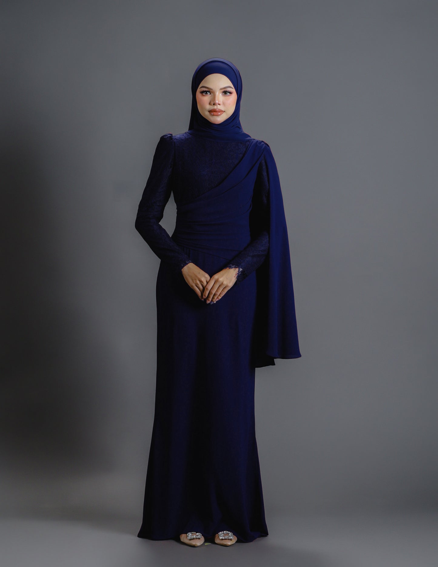 MINOR DEFECT BRYNDA DRESS (NAVY BLUE)