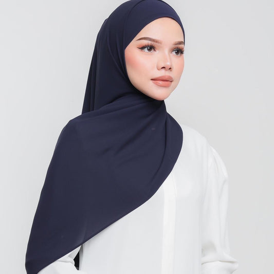 HIJABISTAHUB THALIA SHAWL (MIDNIGHT BLUE)