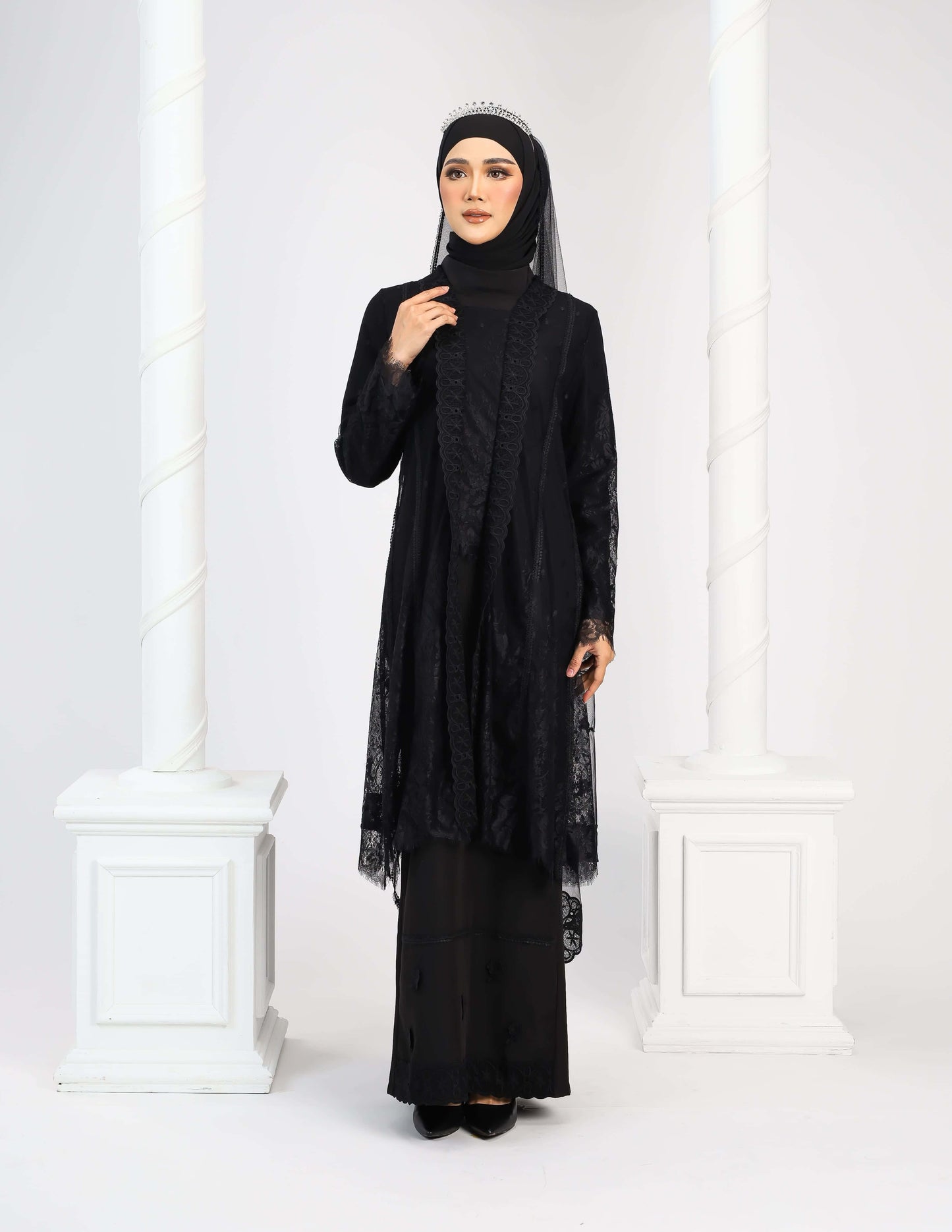 MINOR DEFECT CAMELIA DRESS (BLACK)