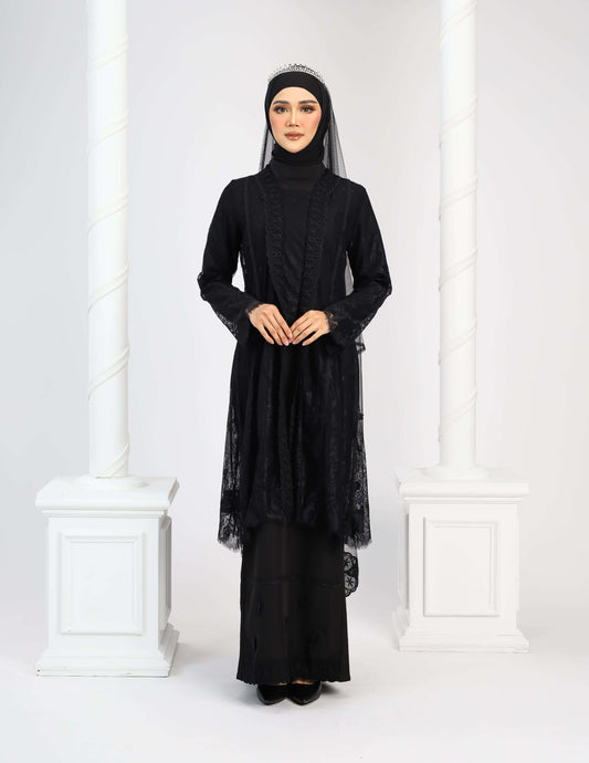 MINOR DEFECT CAMELIA DRESS (BLACK)