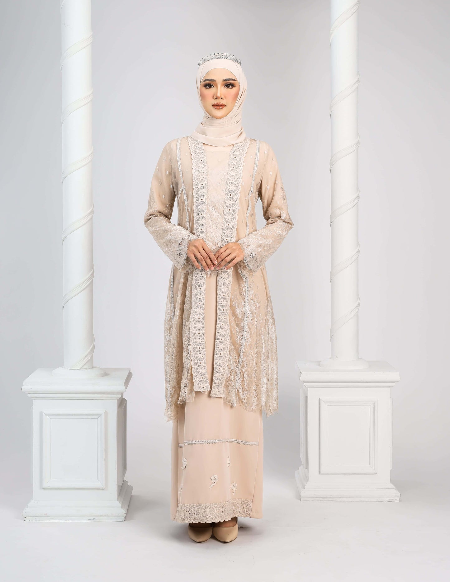 CAMELIA DRESS (CHAMPAGNE)