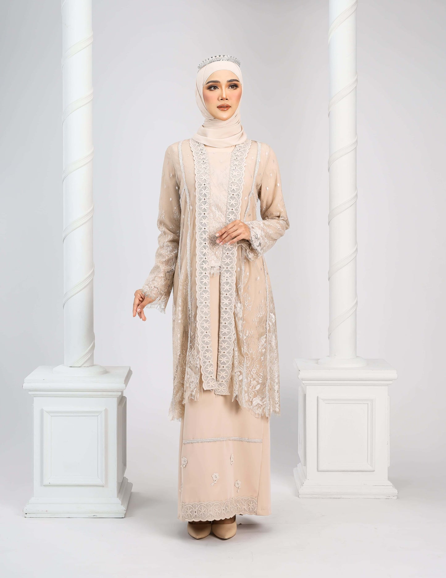 CAMELIA DRESS (CHAMPAGNE)