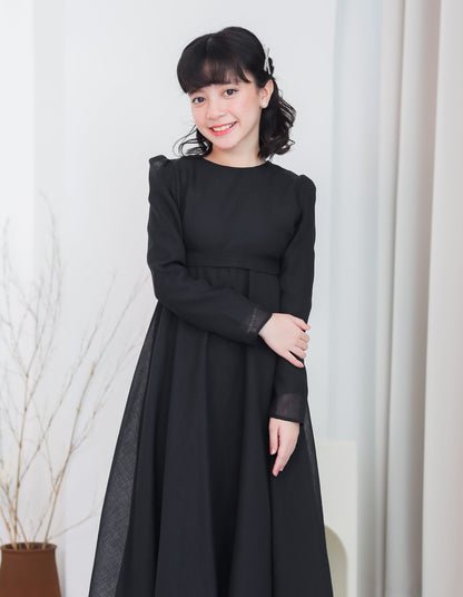 CARMEN DRESS FOR KIDS (BLACK)