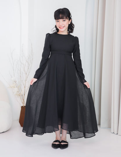 CARMEN DRESS FOR KIDS (BLACK)