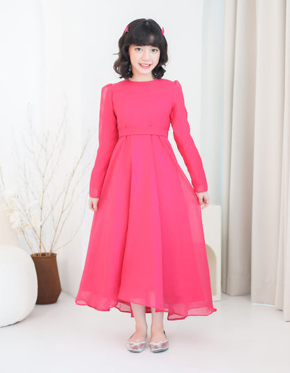 CARMEN DRESS FOR KIDS (HOT PINK)