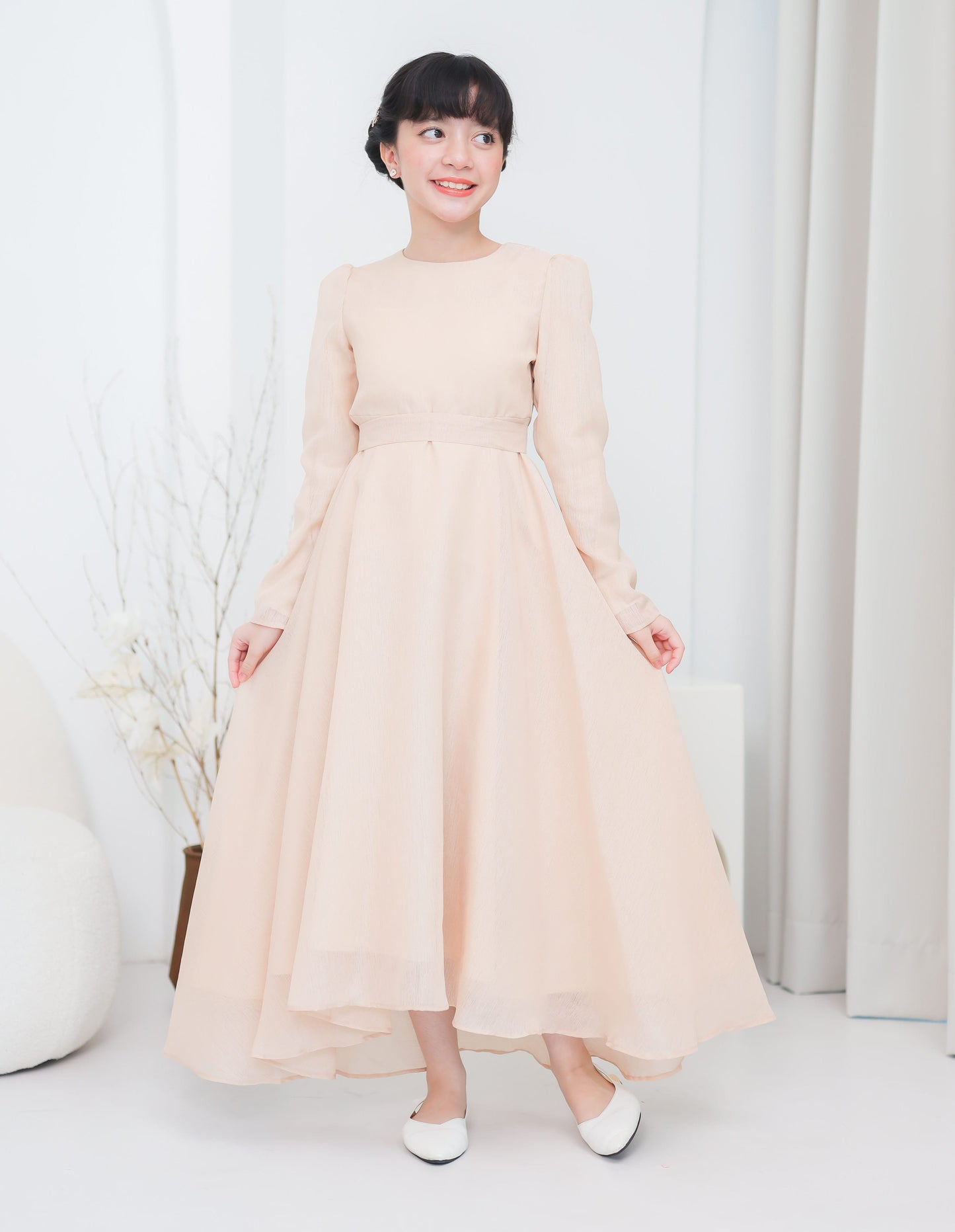 CARMEN DRESS FOR KIDS (NUDE)