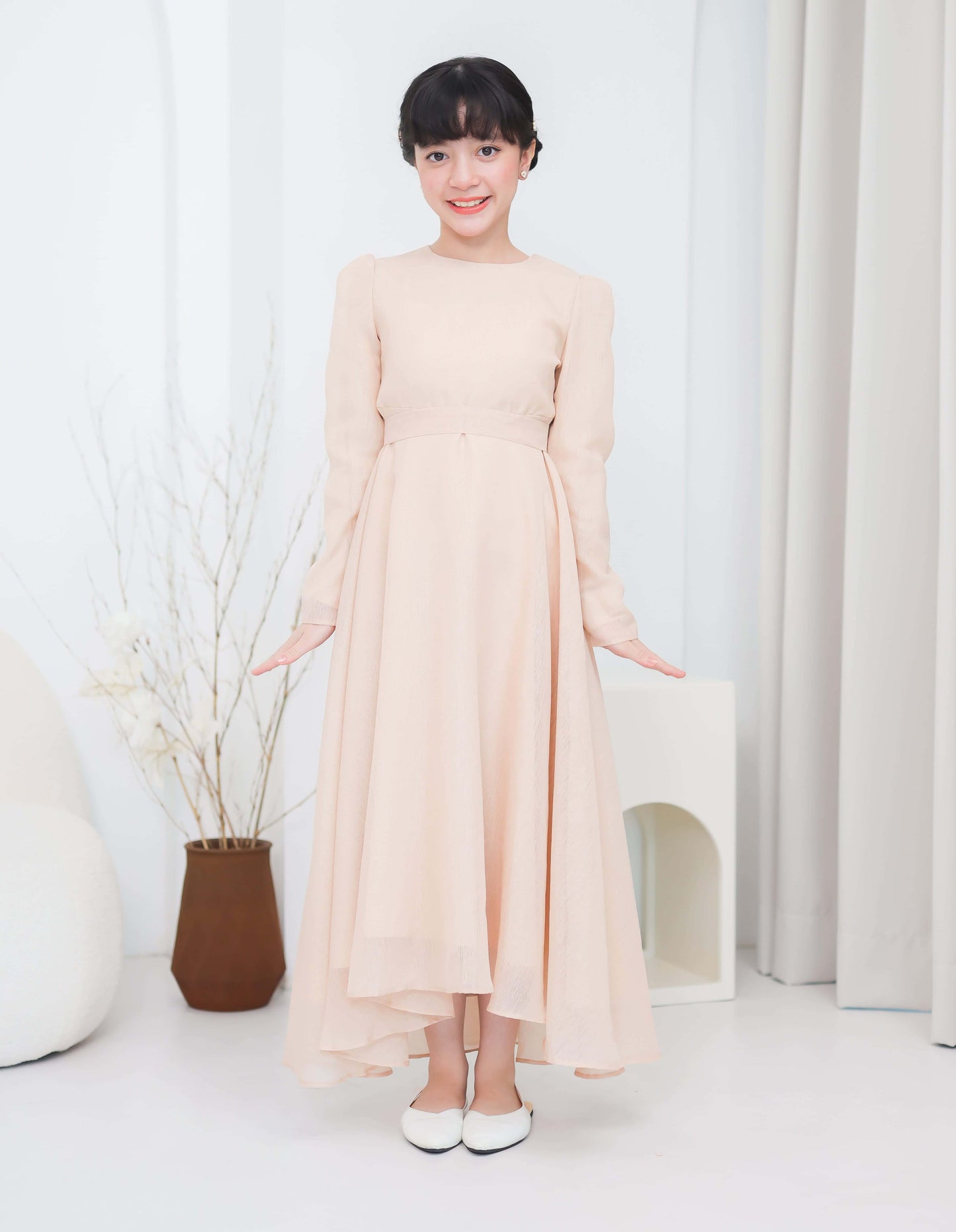 CARMEN DRESS FOR KIDS (NUDE)