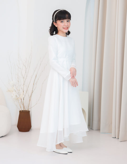 MINOR DEFECT CARMEN DRESS FOR KIDS (OFF WHITE)