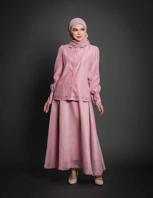 CAROLINE SET DRESS (PINK)