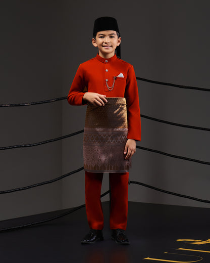 SOULTAN BAJU MELAYU FOR KIDS (RED CHERRY)