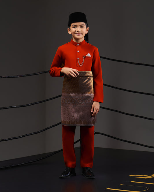 SOULTAN BAJU MELAYU FOR KIDS (RED CHERRY)