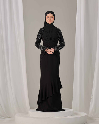 LUNARA DRESS (BLACK)
