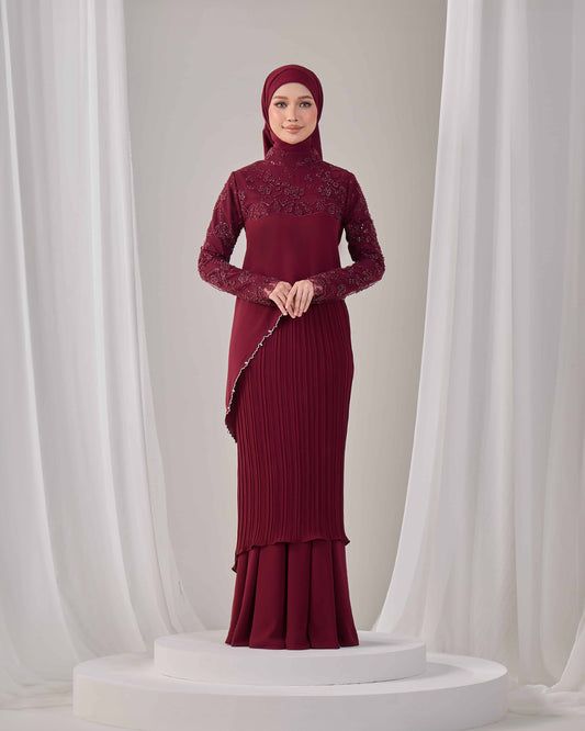 EMARA KURUNG (BURGUNDY)