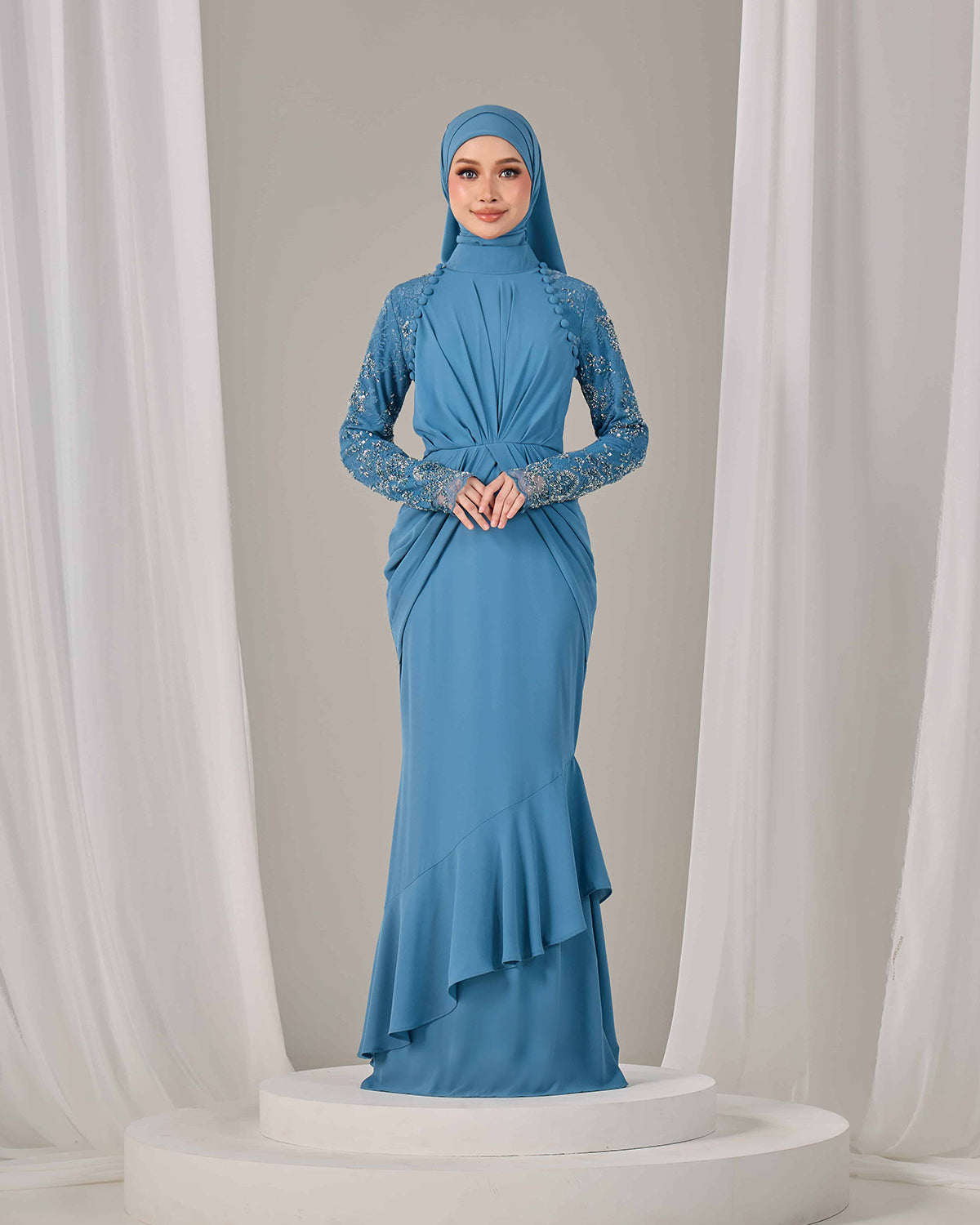 LUNARA DRESS (DIAMOND BLUE)