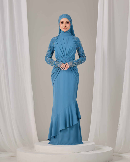 LUNARA DRESS (DIAMOND BLUE)
