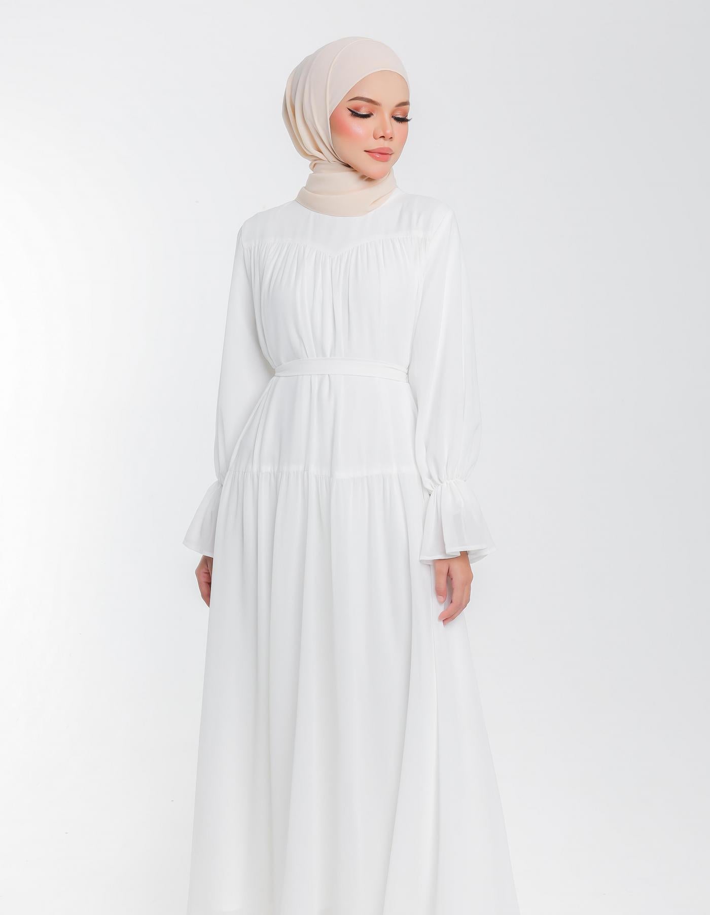 DALINE DRESS (OFF WHITE)