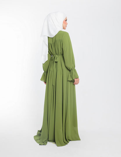 DALINE DRESS (OLIVE)