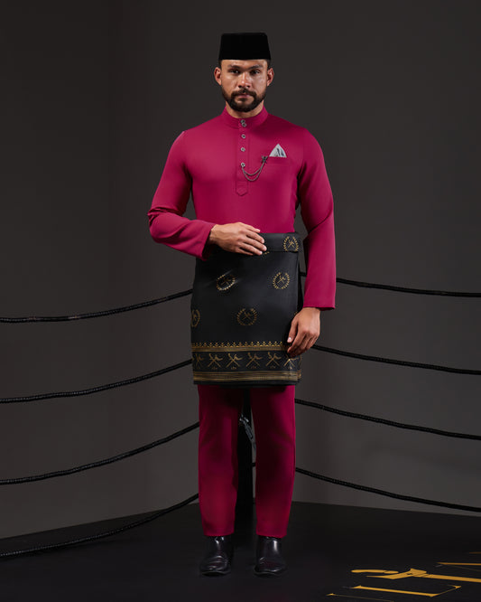 MINOR DEFECT SOULTAN BAJU MELAYU (DARK FUCHSIA)