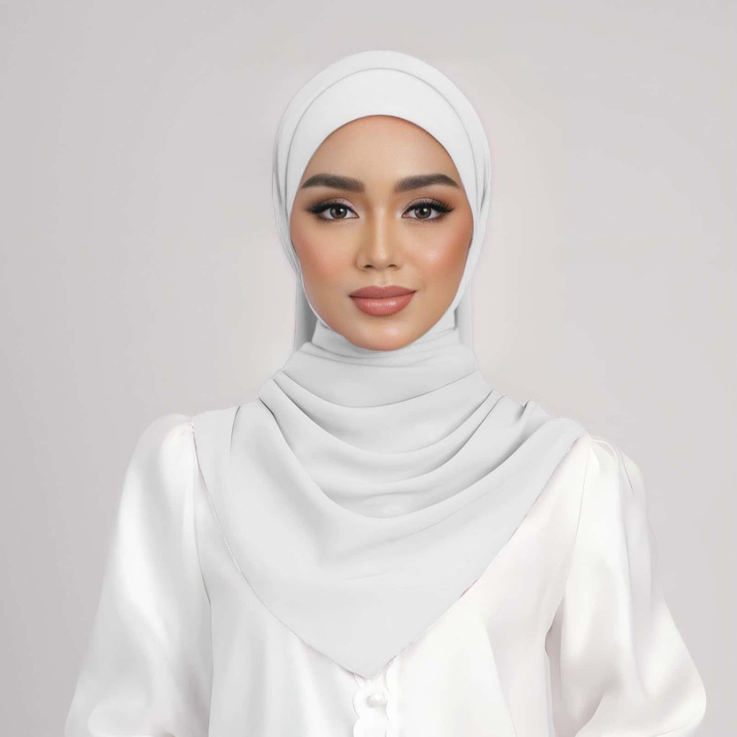 HIJABISTAHUB THALIA SHAWL (BEIGE GREY)