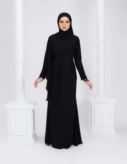 MINOR DEFECT EDRIA DRESS (BLACK)