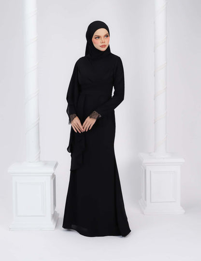 MINOR DEFECT EDRIA DRESS (BLACK)