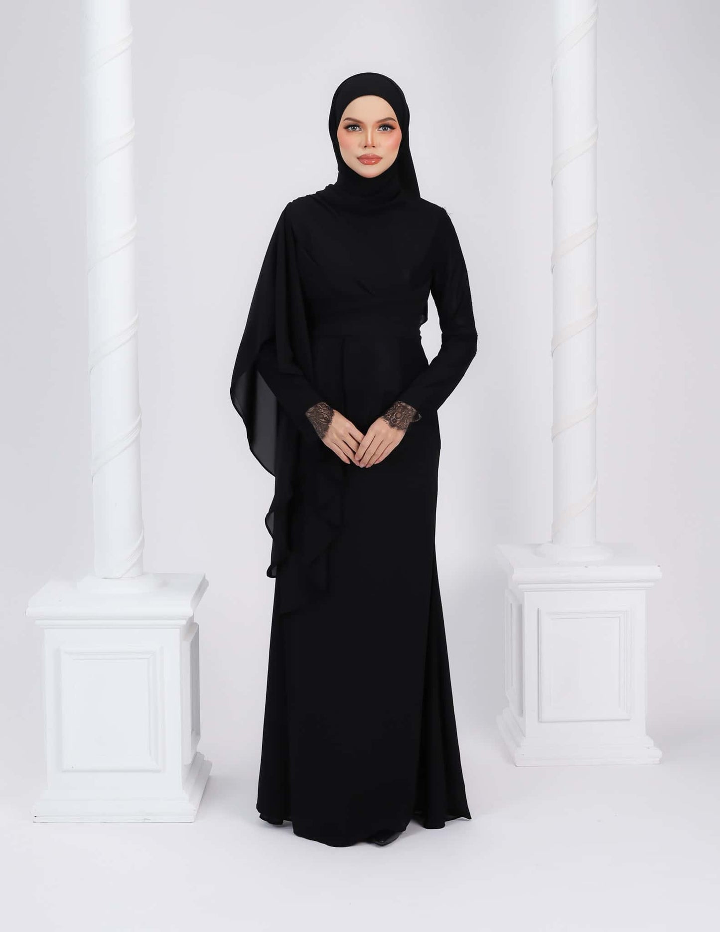 MINOR DEFECT EDRIA DRESS (BLACK)