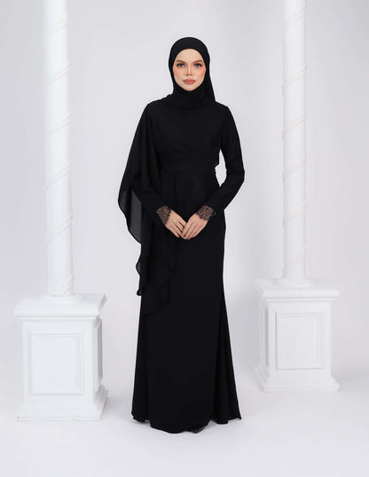 MINOR DEFECT EDRIA DRESS (BLACK)