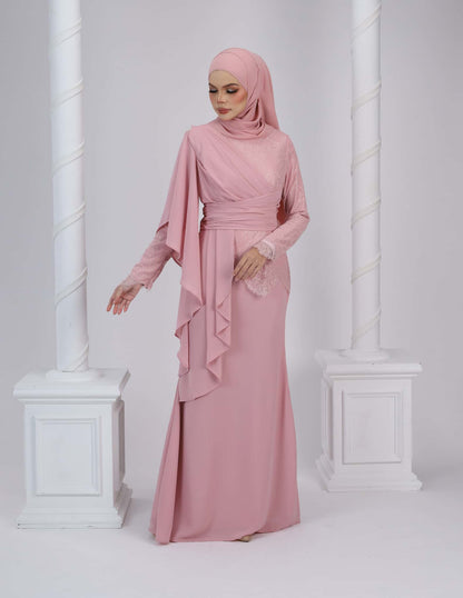 EDRIA DRESS (DUSTY PINK)