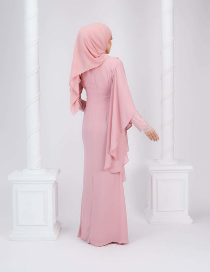 EDRIA DRESS (DUSTY PINK)