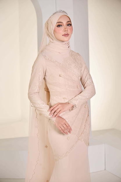 EDWINA BRIDE DRESS (CHAMPAGNE)