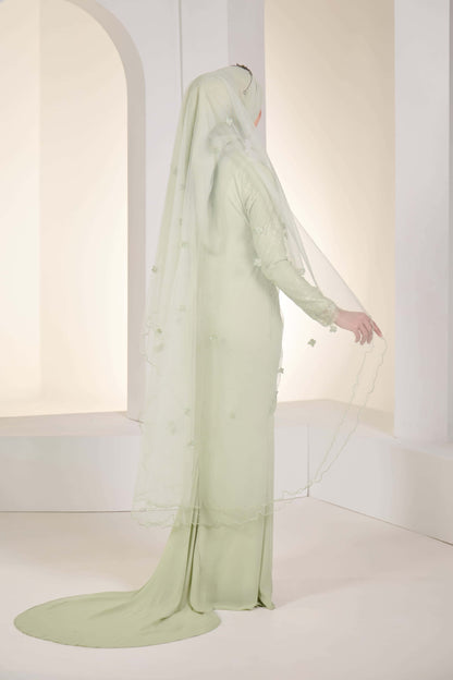 EDWINA BRIDE DRESS (GREEN TEA)