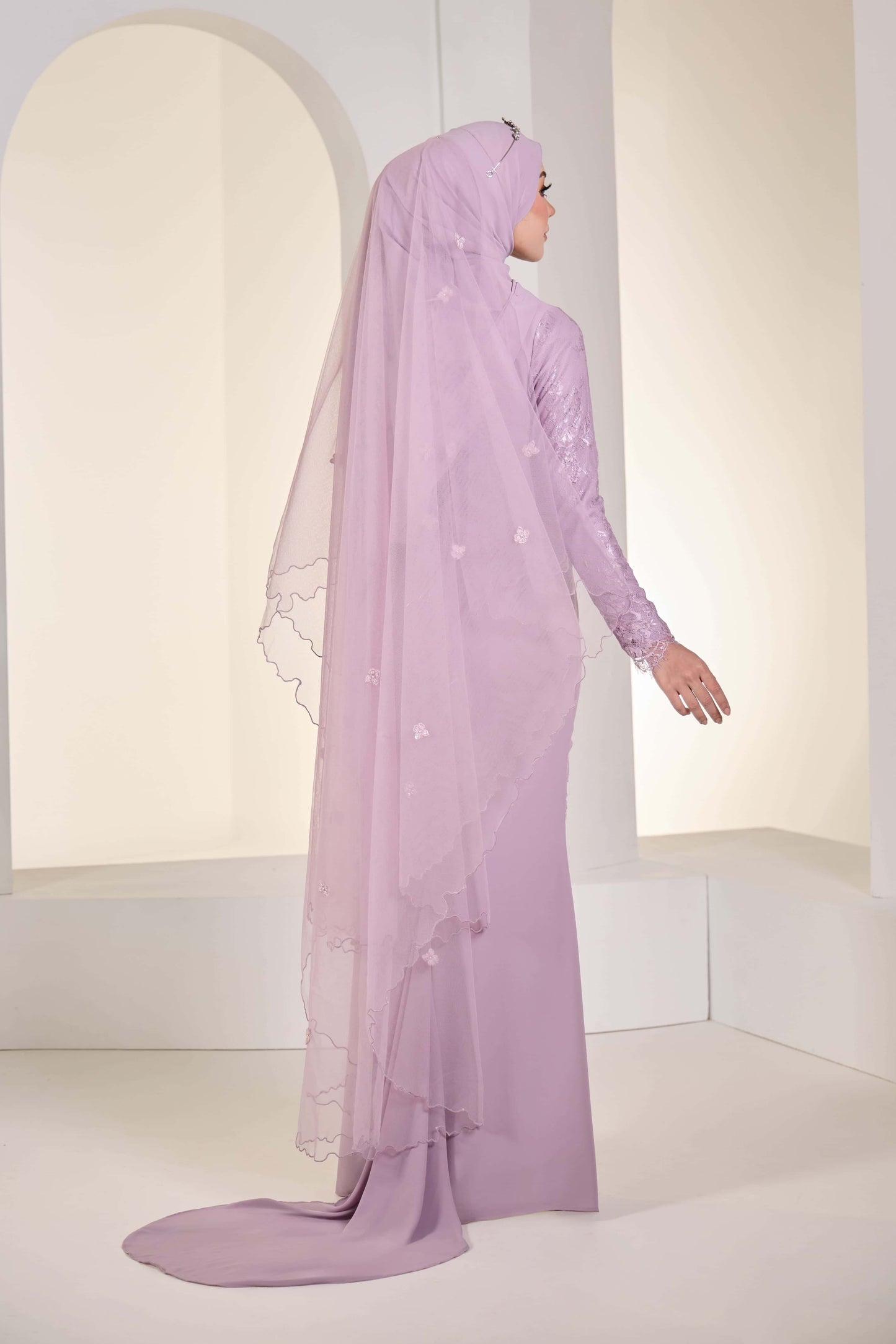 EDWINA BRIDE DRESS (LAVENDER)