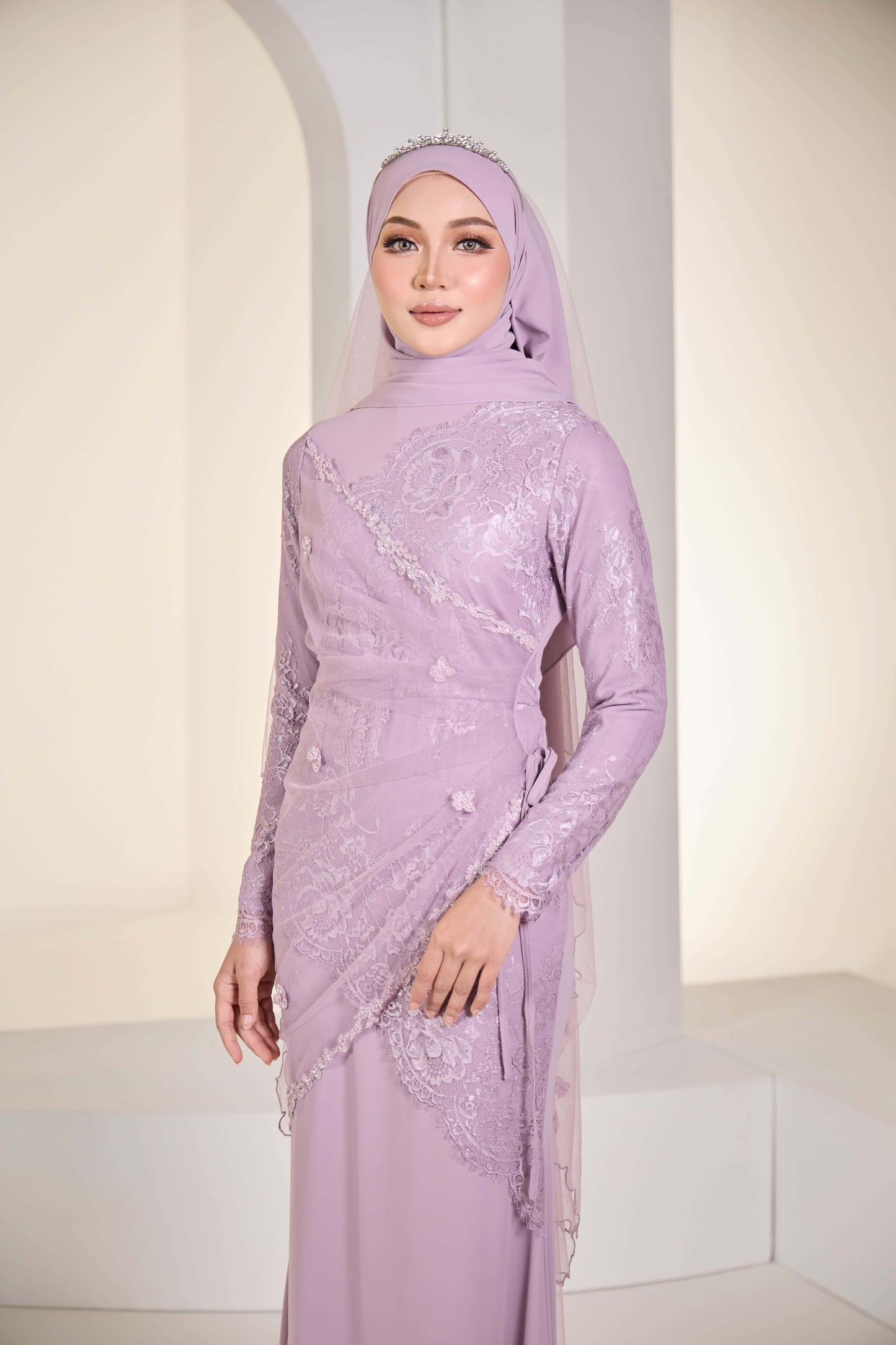 EDWINA BRIDE DRESS (LAVENDER)